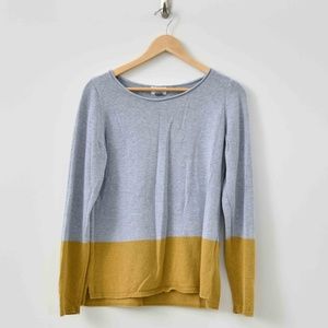 3/$30 Old Navy Color Grey & Yellow Blocked Sweater